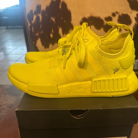 Women Adidas Bright Yellow Sneakers - Picture 3 of 8